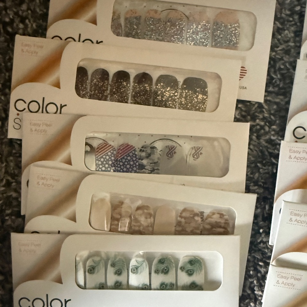 Color Street Glitter and Patterned Nail Strips Collection 26 new sets